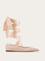 Ferragamo Ballet flat with ankle ribbon